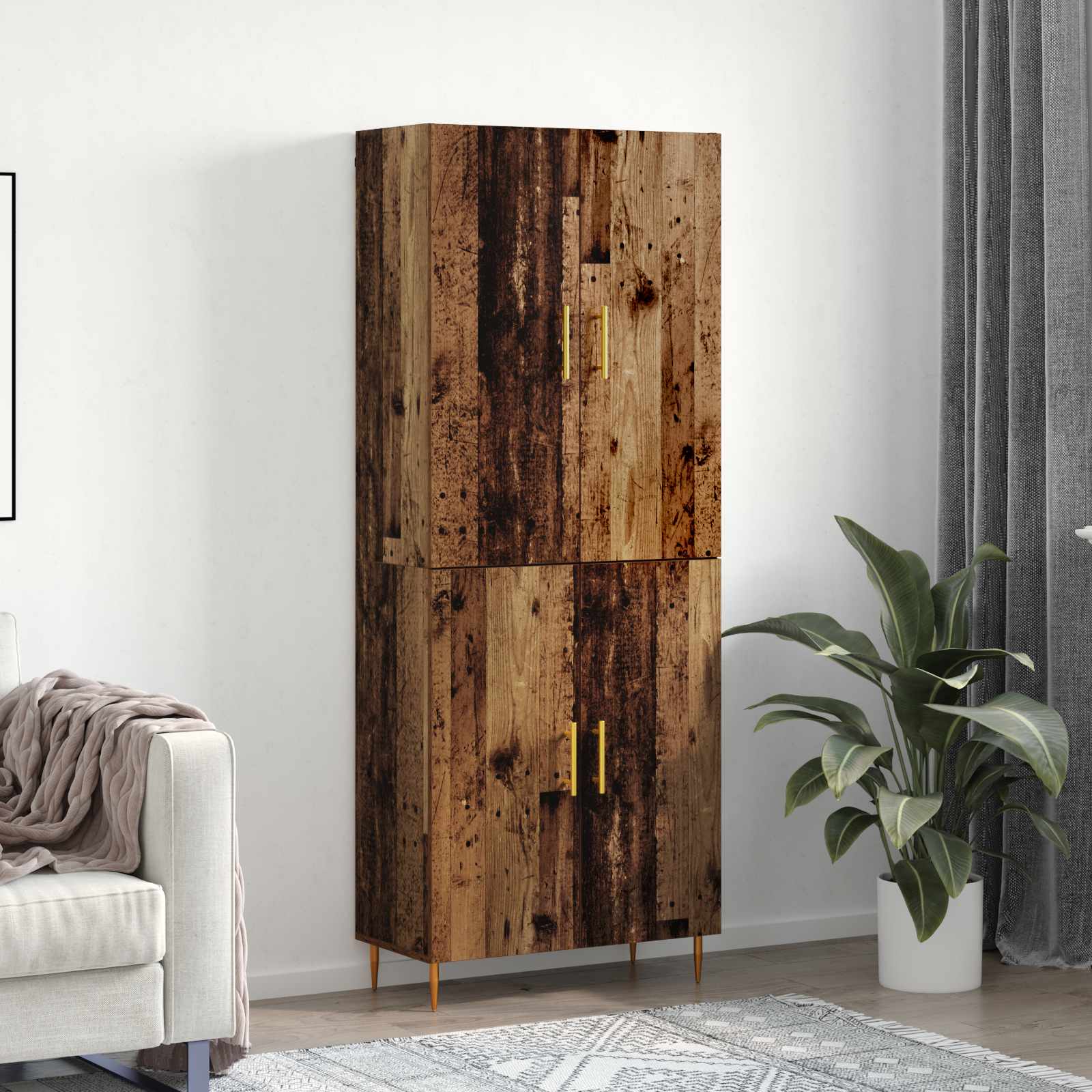 Alacena Madera vieja 69,5 x 34 x 180 cm Madera contrachapada