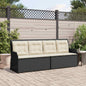 Garden bench Beige synthetic rattan