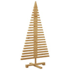 Árbol de Navidad de madera Marrón 120 cm Madera maciza de pino