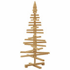 Árbol de Navidad de madera Marrón 120 cm Madera maciza de pino