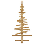 Árbol de Navidad de madera Marrón 120 cm Madera maciza de pino