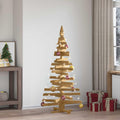 Árboles de Navidad Marrón 150 cm Madera maciza de pino