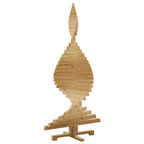 Árboles de Navidad Marrón 150 cm Madera maciza de pino