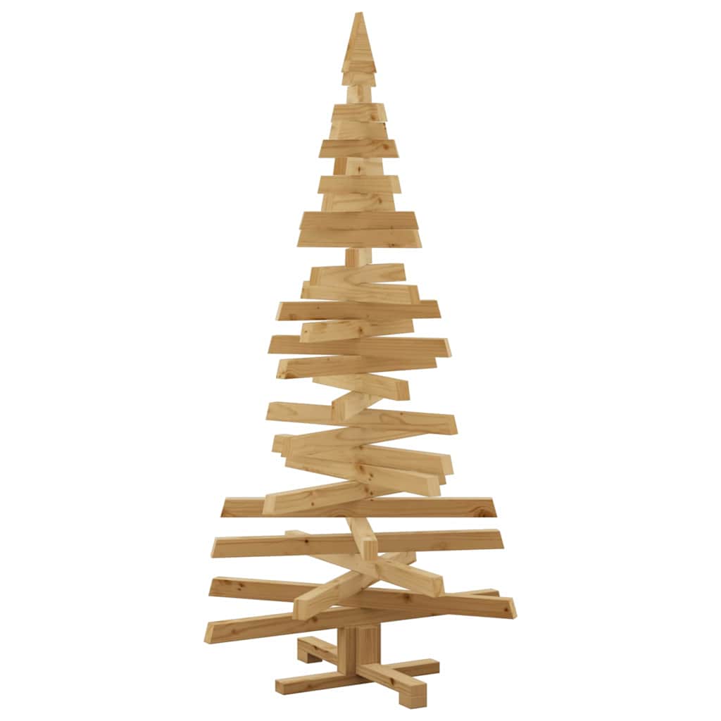 Árboles de Navidad Marrón 150 cm Madera maciza de pino