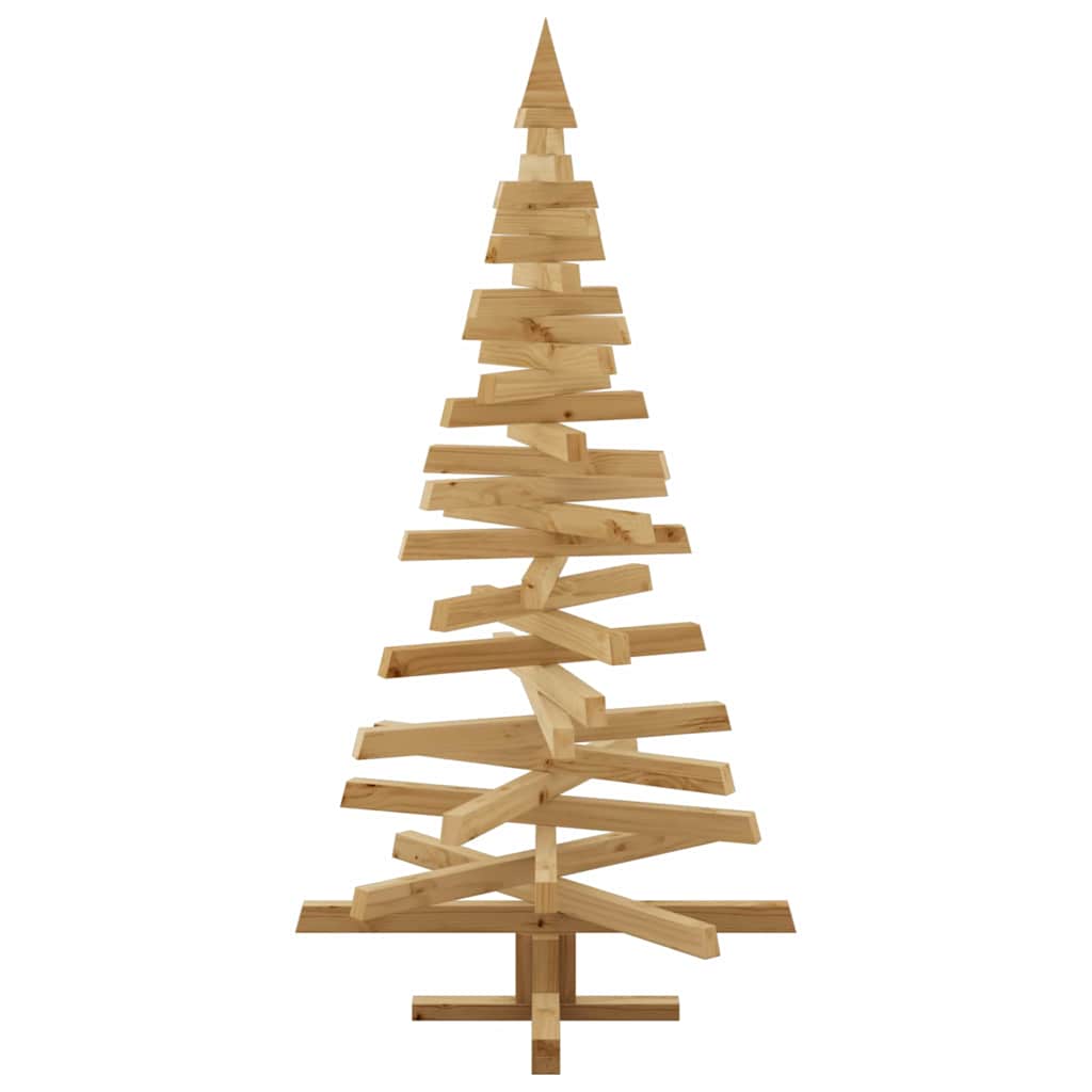 Árboles de Navidad Marrón 150 cm Madera maciza de pino