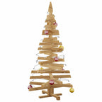 Árboles de Navidad Marrón 150 cm Madera maciza de pino