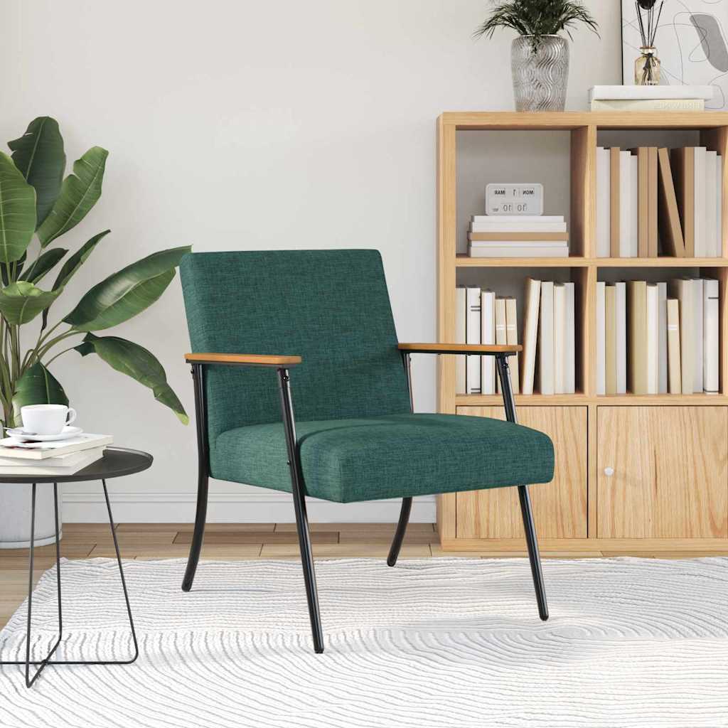 sillón Verde oscuro tela