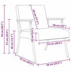 sillón Taupé tela