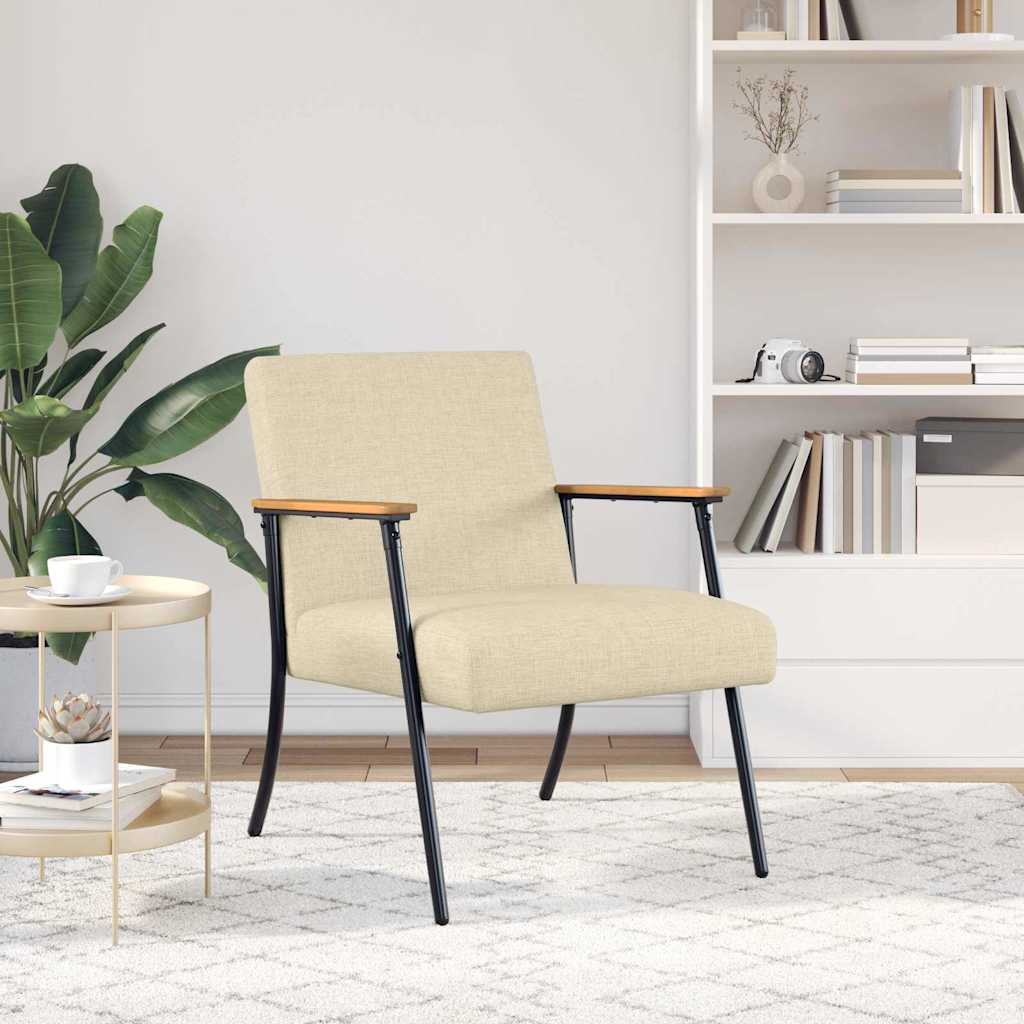 sillón Crema tela