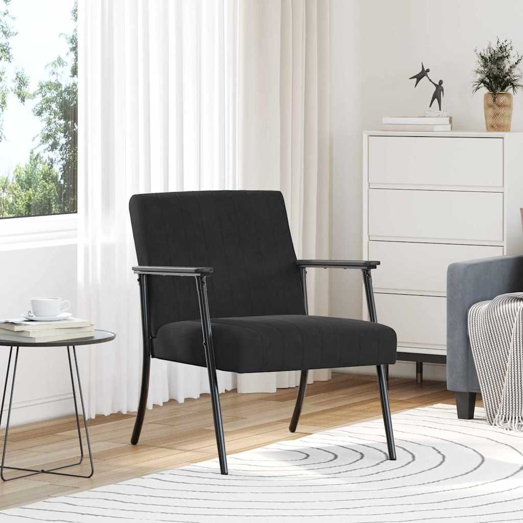 Poltrona Amarela 59 x 75 x 78 cm Veludo