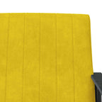 sillón Amarillo 59 x 75 x 78 cm Terciopelo