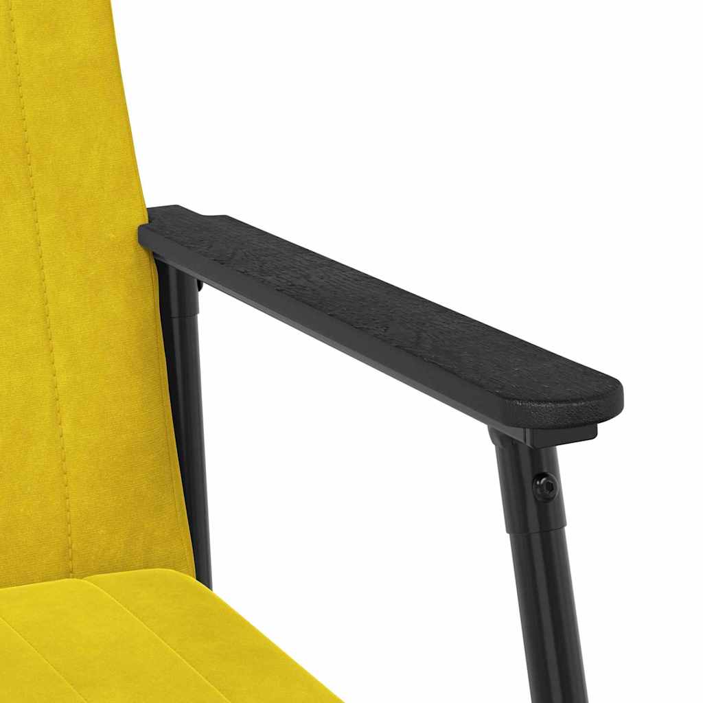 sillón Amarillo 59 x 75 x 78 cm Terciopelo