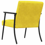 sillón Amarillo 59 x 75 x 78 cm Terciopelo