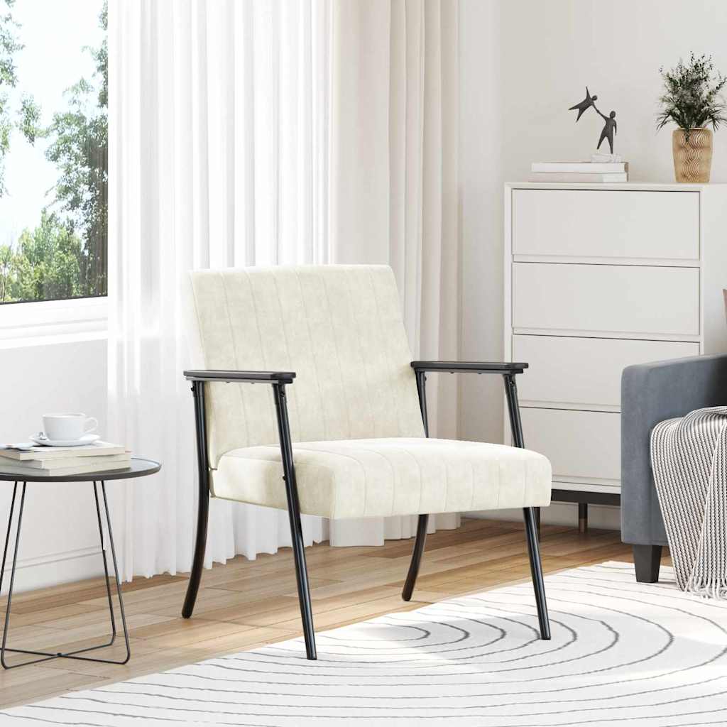 Poltrona Amarela 59 x 75 x 78 cm Veludo