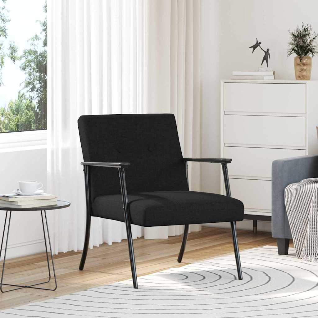 Cream fabric armchair