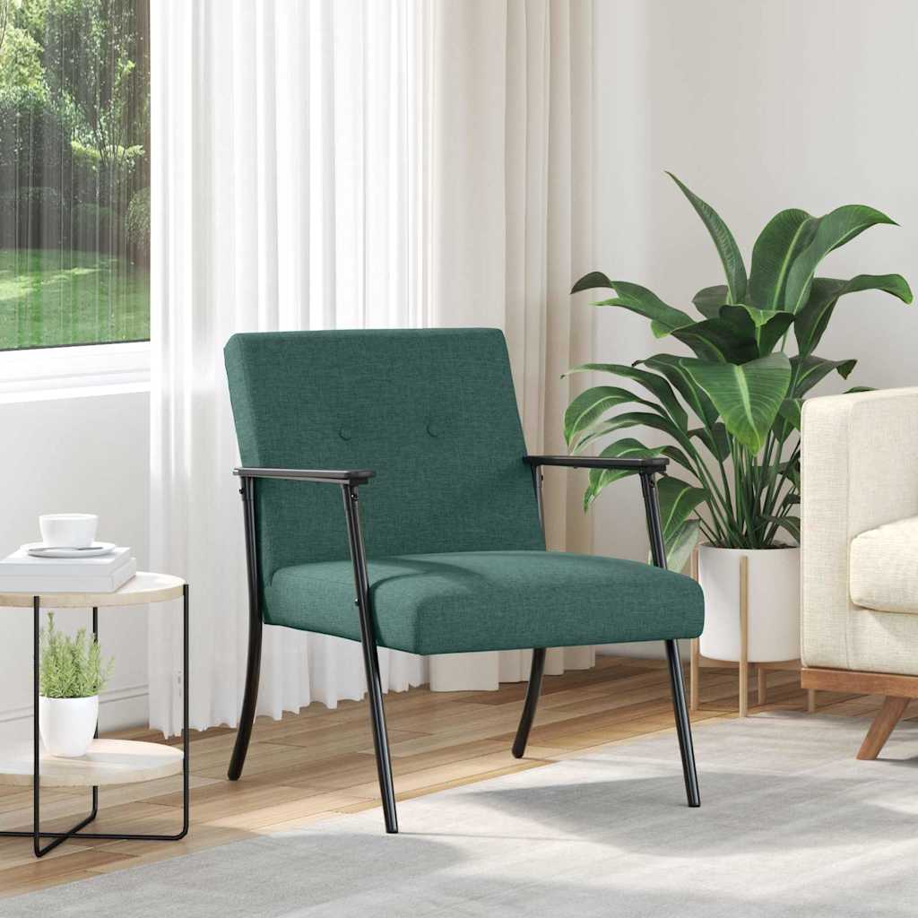 Cream fabric armchair