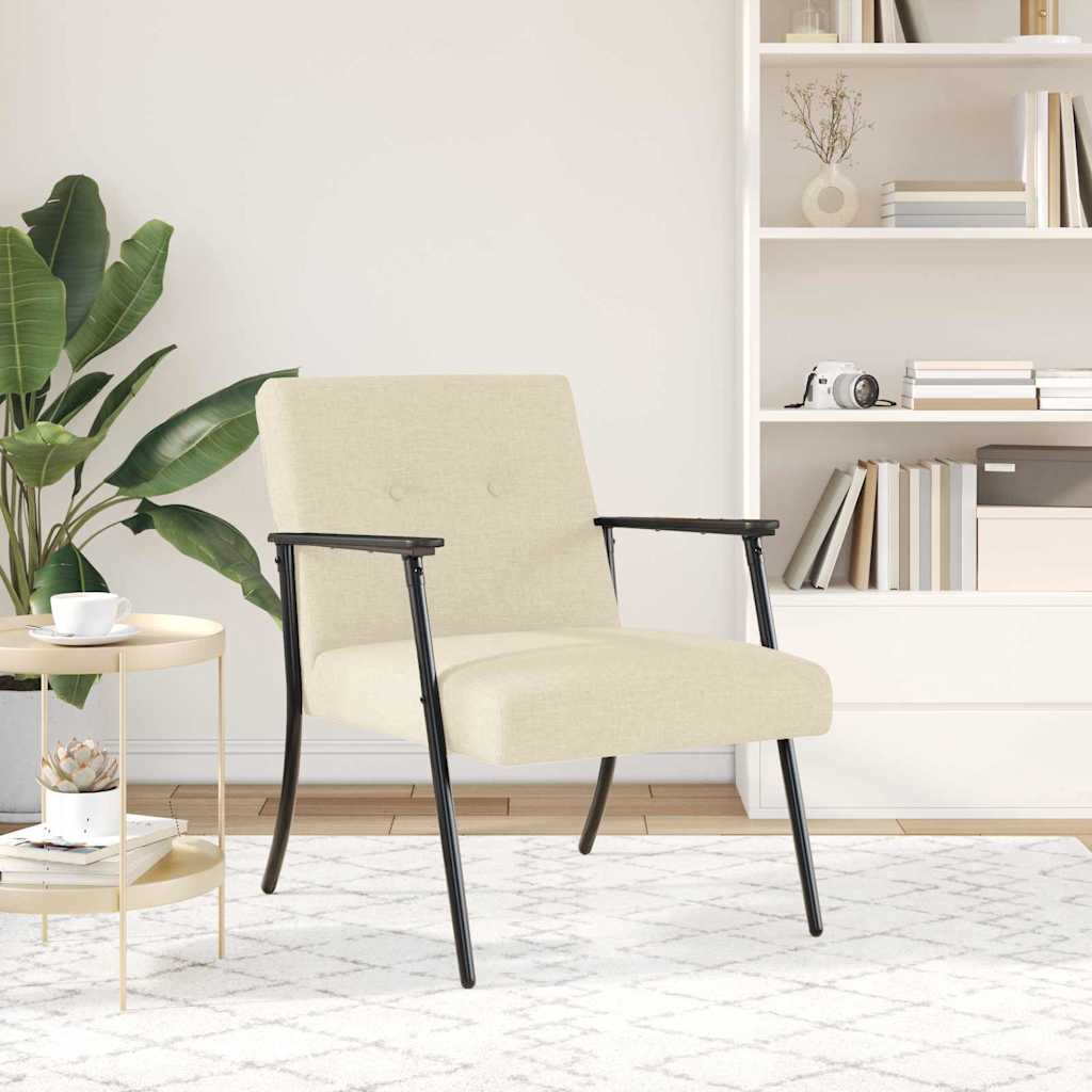 sillón Crema tela