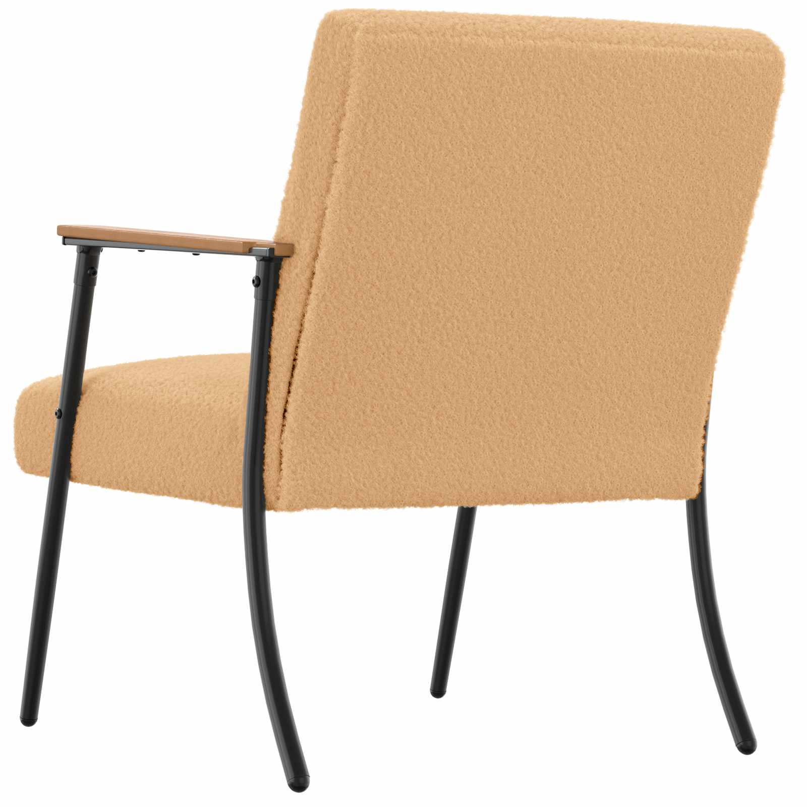 sillón Beige Tejido parecido a lana rizada