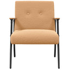 sillón Beige Tejido parecido a lana rizada