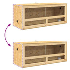 Terrario Marrón 100 x 40 x 40 cm OSB