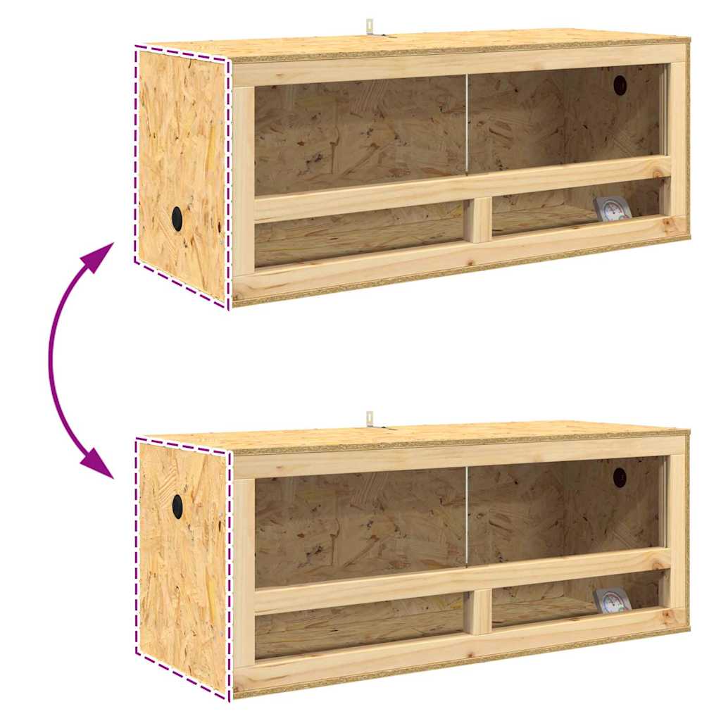 Terrario Marrón 100 x 40 x 40 cm OSB