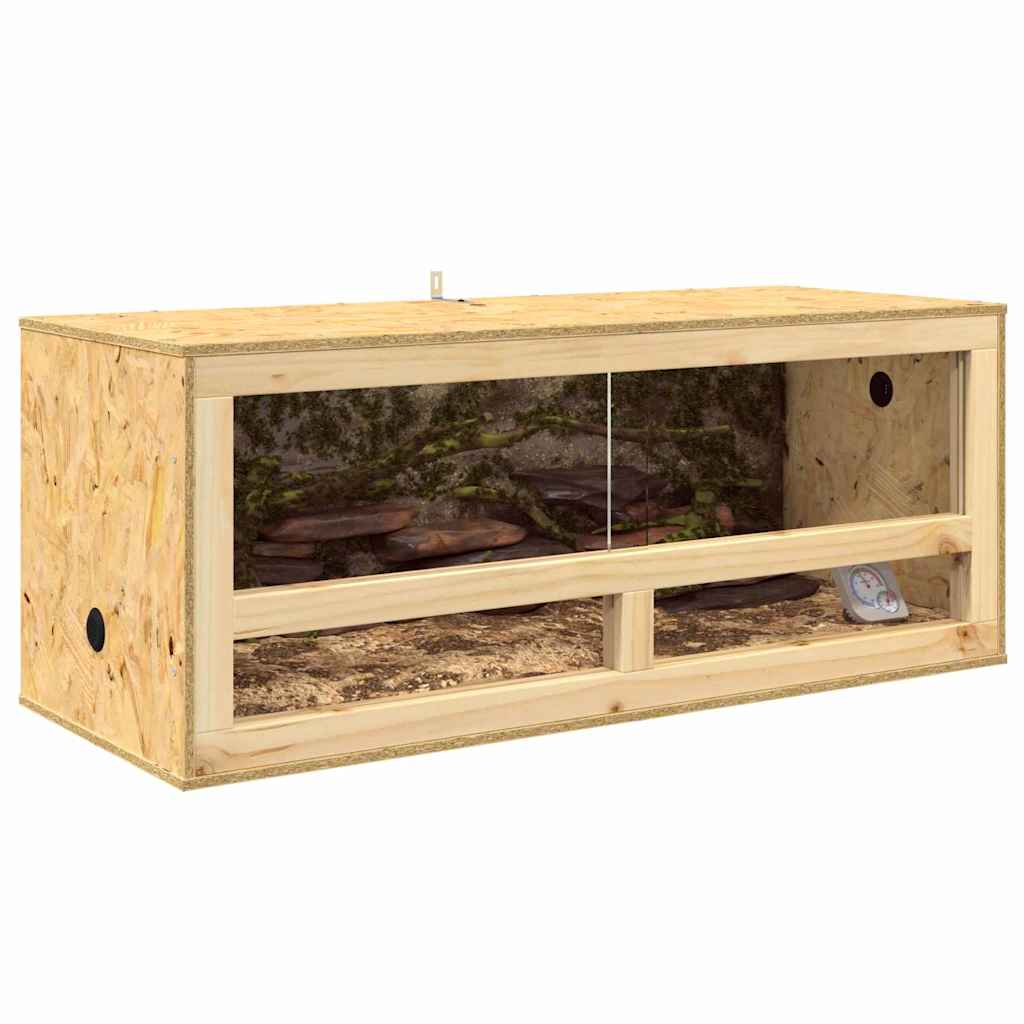 Terrario Marrón 100 x 40 x 40 cm OSB