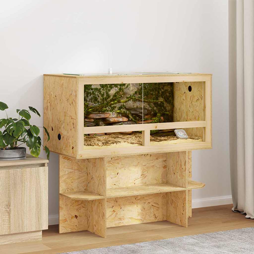 Terrario Marrón 100 x 50 x 50 cm OSB