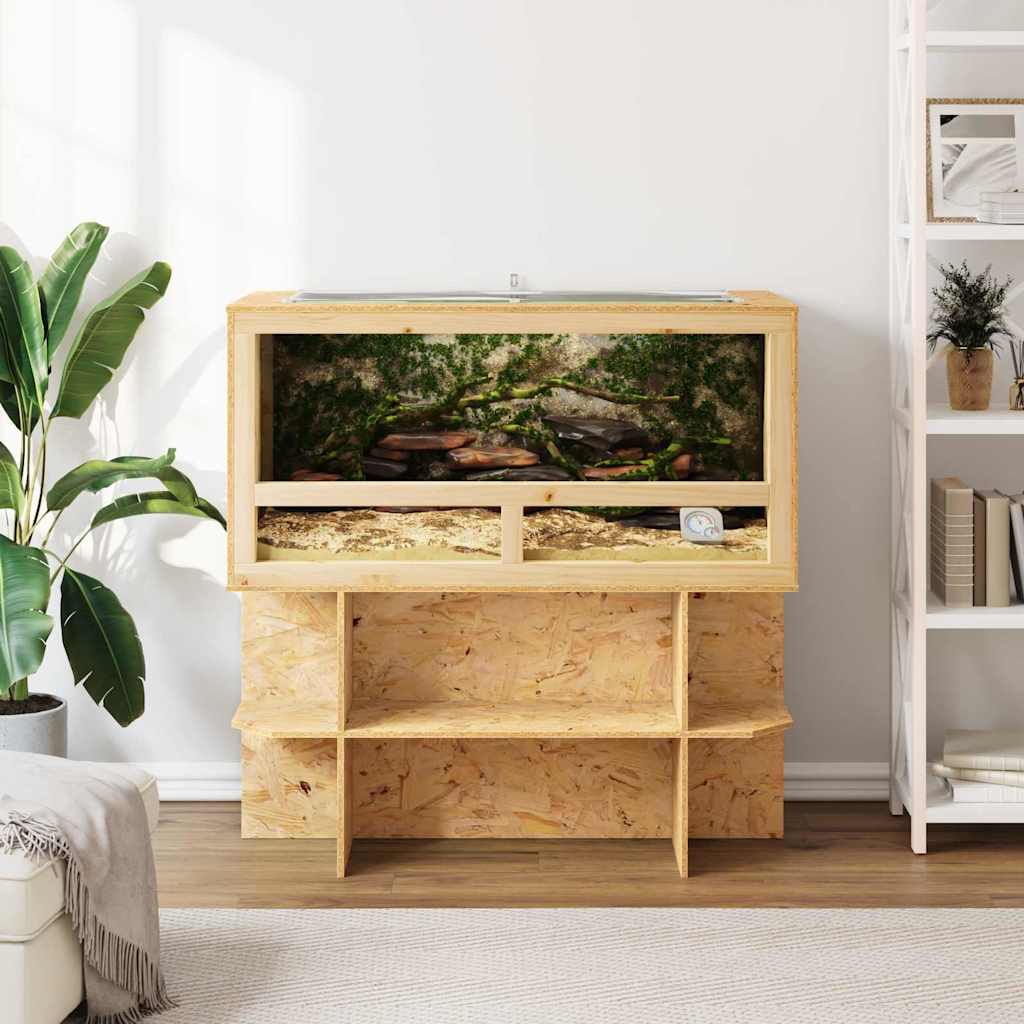 Terrario Marrón 100 x 50 x 50 cm OSB