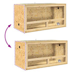 Terrario Marrón 100 x 50 x 50 cm OSB