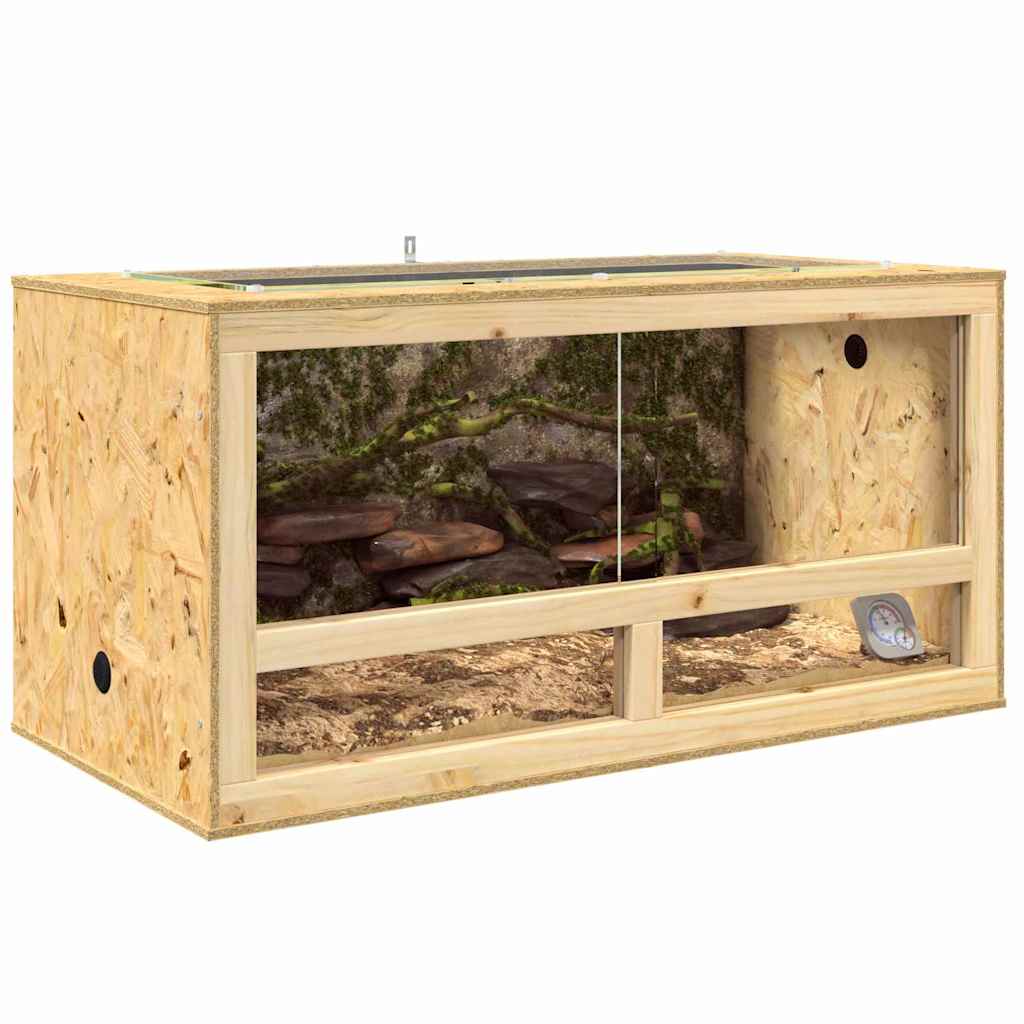 Terrario Marrón 100 x 50 x 50 cm OSB