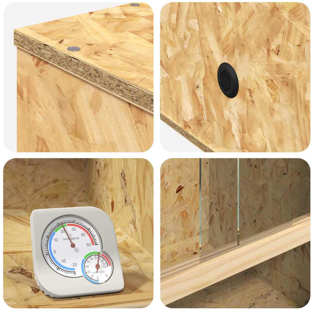 Terrario Marrón 50 x 50 x 100 cm OSB