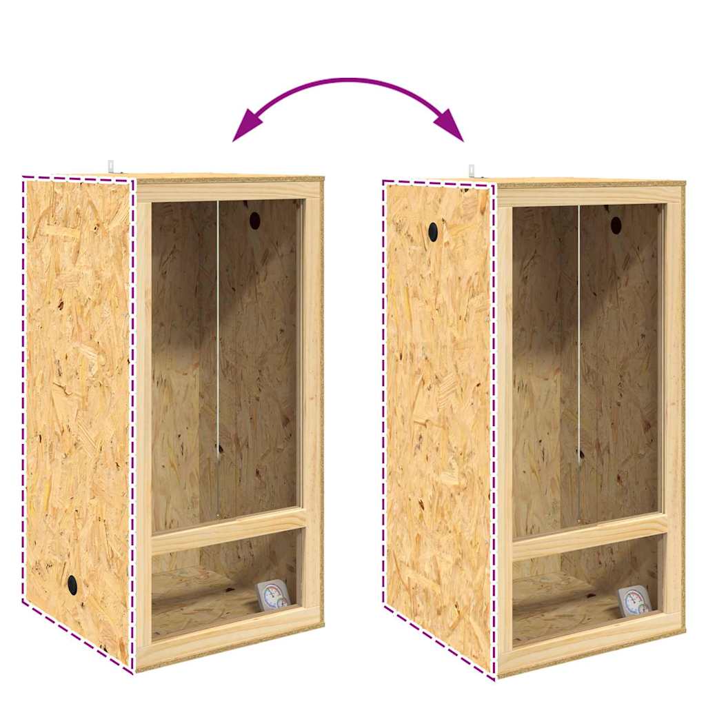 Terrario Marrón 50 x 50 x 100 cm OSB