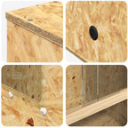 Terrario Marrón 50 x 50 x 100 cm OSB