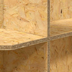 Base de Terrario con estante Marrón 100 x 40 x 50 cm OSB