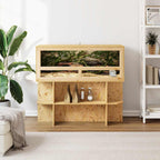 Base de Terrario con estante Marrón 100 x 40 x 50 cm OSB