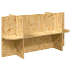 Base de Terrario con estante Marrón 100 x 40 x 50 cm OSB