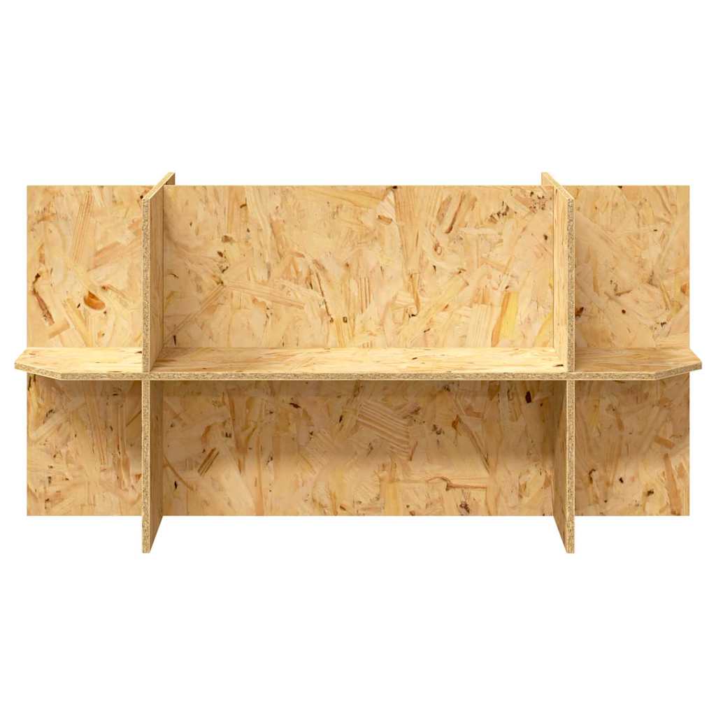 Base de Terrario con estante Marrón 100 x 40 x 50 cm OSB
