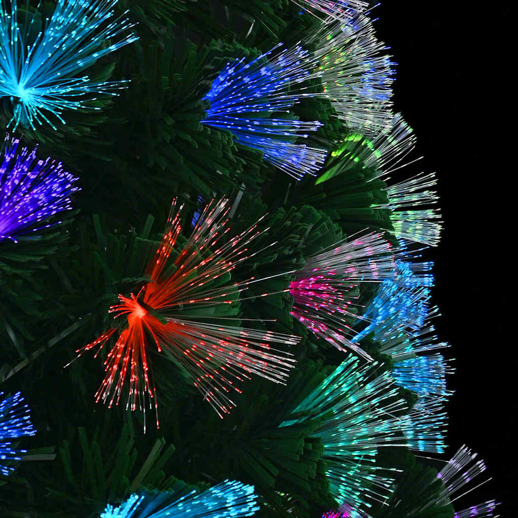 Árbol de Navidad artificial con 120 LED Verde 120 cm PVC