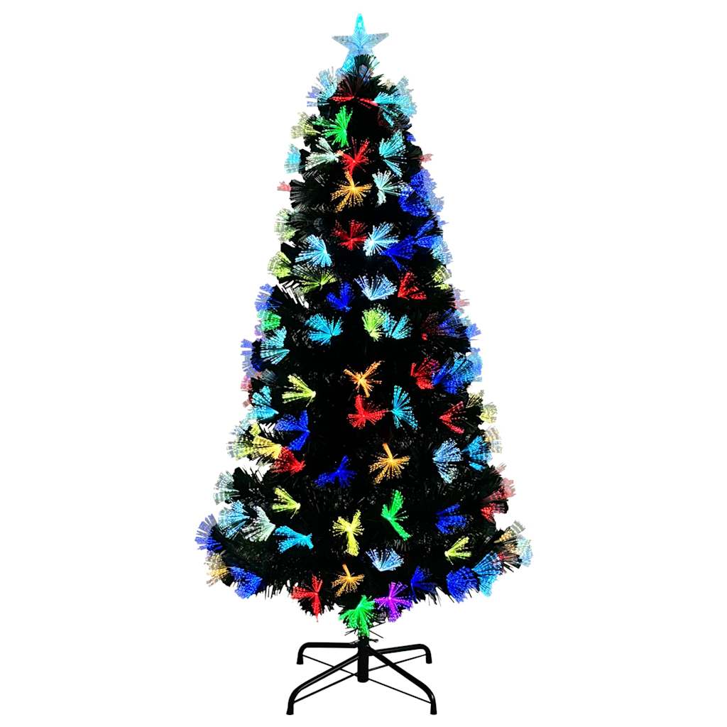 Árbol de Navidad artificial con 120 LED Verde 120 cm PVC