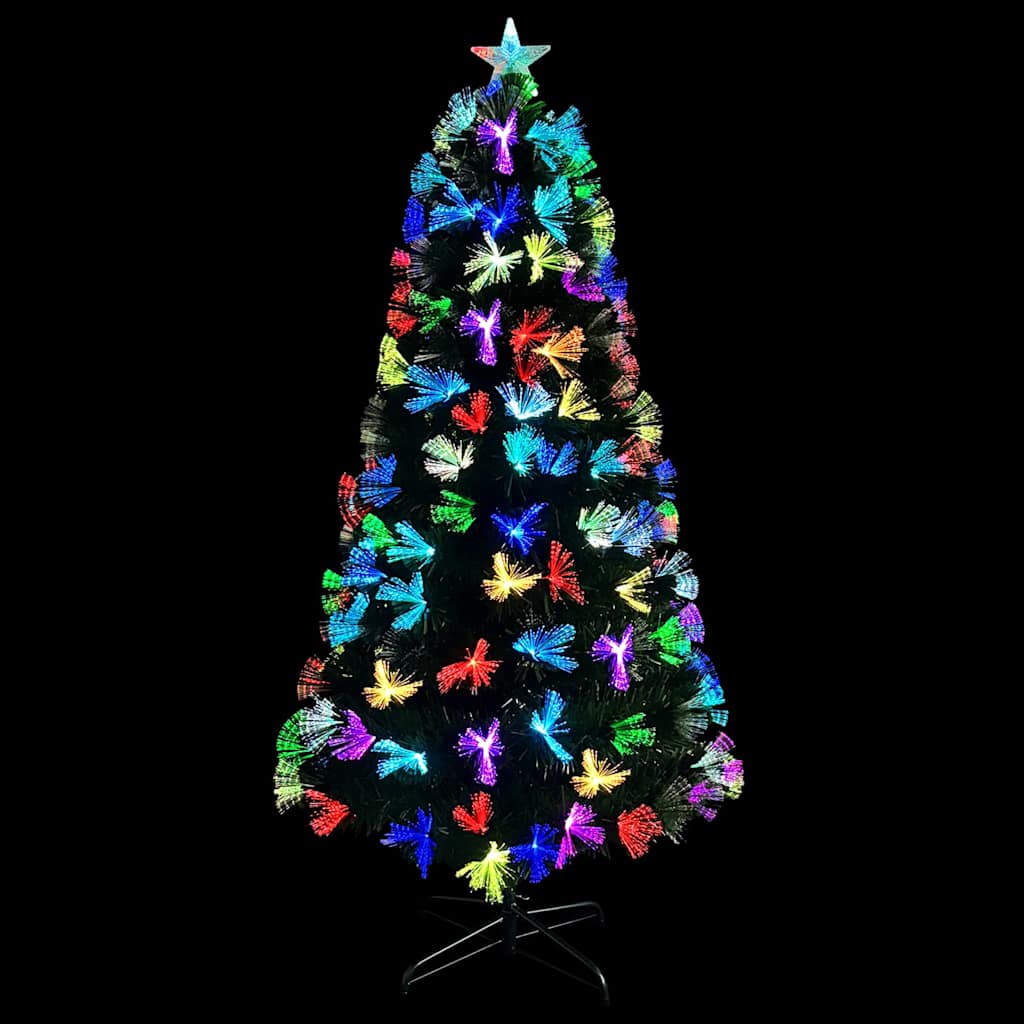 Árbol de Navidad artificial con 120 LED Verde 120 cm PVC