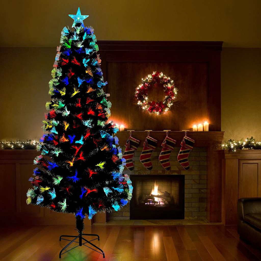 Árbol de Navidad artificial con 300 LED Verde 240 cm PVC