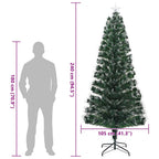 Árbol de Navidad artificial con 300 LED Verde 240 cm PVC