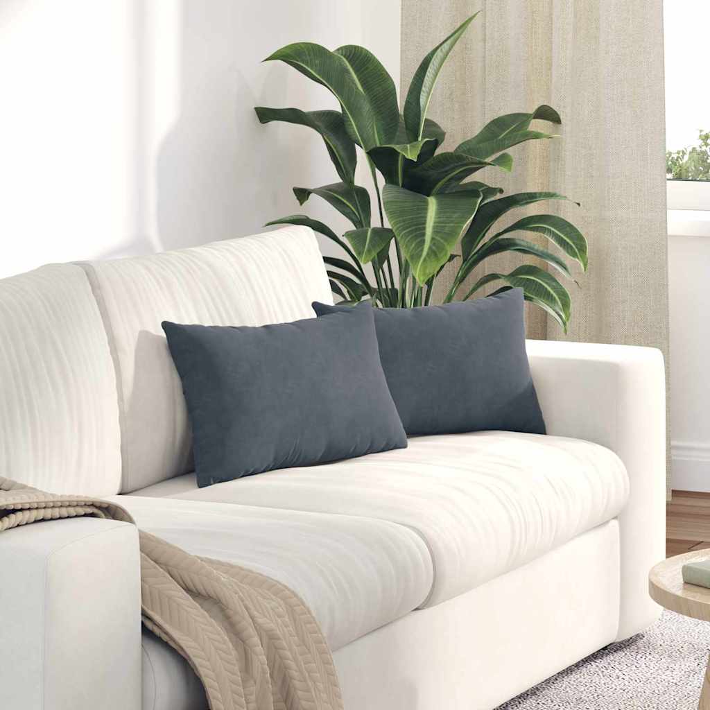 Sofa Cushions 2 pcs Yellow 120 x 40 cm Corduroy Fabric