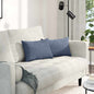 Sofa Cushions 2 pcs Light Yellow 120 x 40 cm Corduroy Fabric