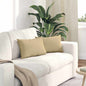 Sofa Cushions 2 pcs Light Yellow 120 x 40 cm Corduroy Fabric