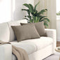 Sofa Cushions 2 pcs Beige 120 x 40 cm fabric