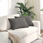 Sofa Cushions 2 pcs Light Yellow 120 x 40 cm Corduroy Fabric