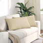 Sofa cushions 2 pcs 120 x 40 cm fabric