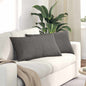 Sofa Cushions 2 pcs Light Yellow 120 x 40 cm Corduroy Fabric