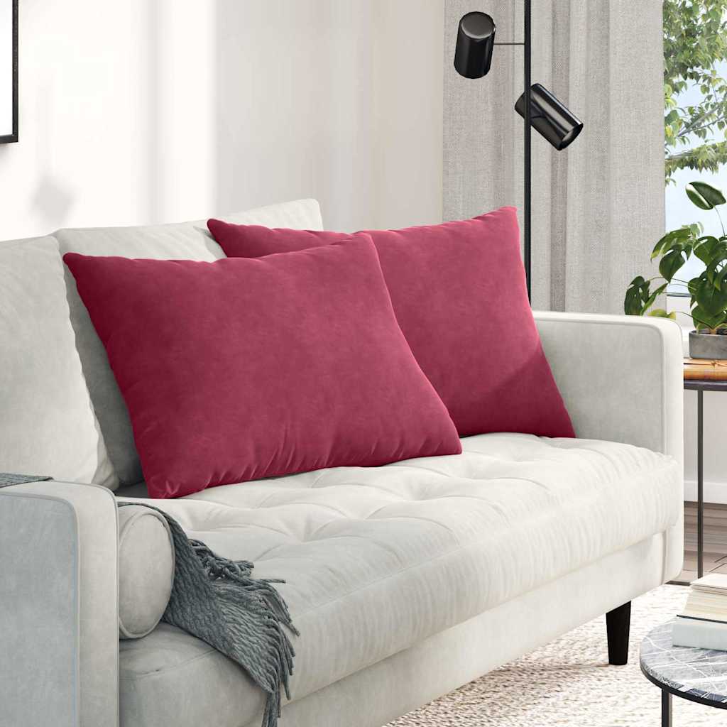 Sofa Cushions 2 pcs Yellow 120 x 40 cm Corduroy Fabric